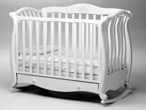 Детская кроватка-качалка Baby Italia Andrea VIP (Бейби Италия Андреа ВИП) белая